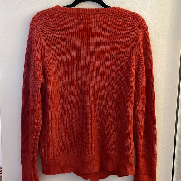 Banana Republic womens Burned Orange Sweater in Size Large - Picture 5 of 6